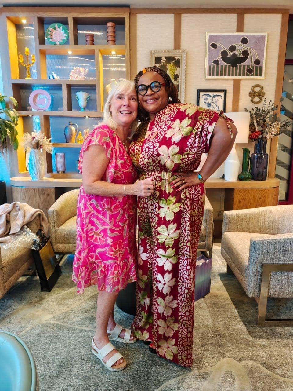 Gilt Counselling Consult representative and Tracy Heath sharing a warm embrace in Canada - Event photo 4