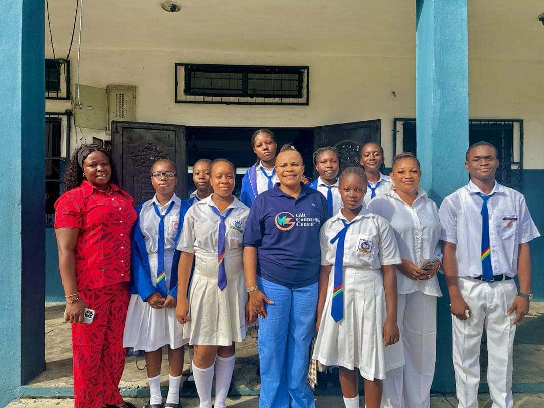Counsellor with NDSS students